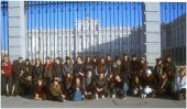 grup d'alumnes a Madrid